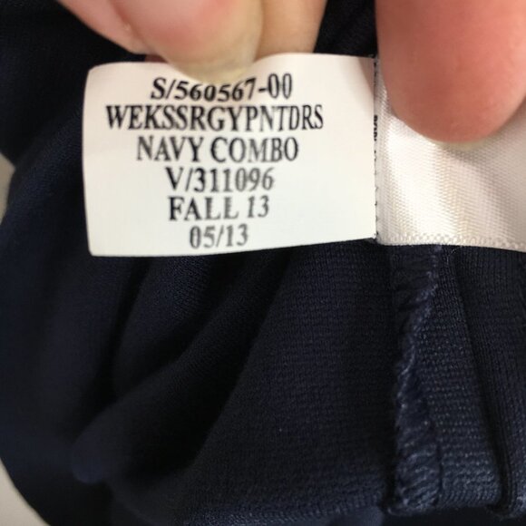 Banana Republic Color Block Navy Combo Dress Size 2 - Picture 8 of 8